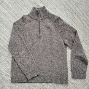 Wool Cashmere Quarter Zip Sweater Banana Republic